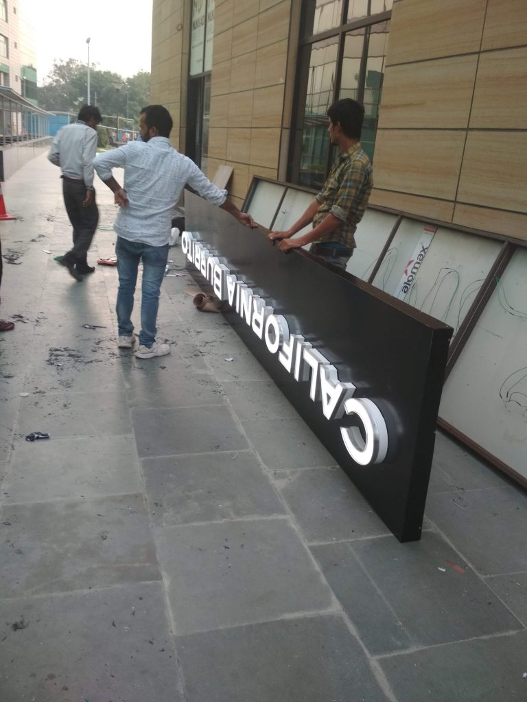Channel Letters Signage by signage company in Noida