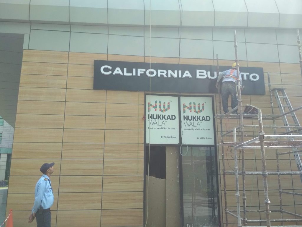 ACP Signage Board with Channel Letters by signage company in Delhi NCR