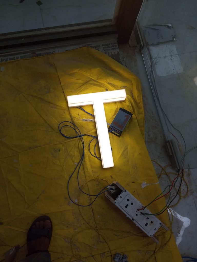 Channel Letters by signage company in Noida