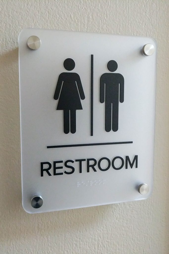 washroom signages