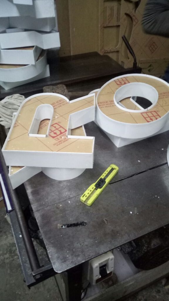 Channel Letters, Aluminum Side with Acrylic Front