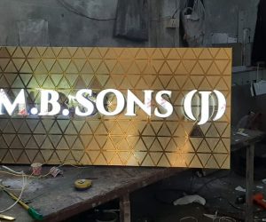 Channel Letters side with Steel and Front Acrylic with LED